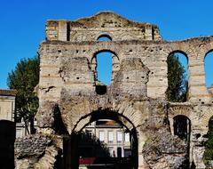 Gallic Palace ruins in Bordeaux, France