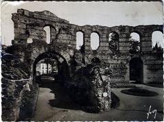 ancient view of Bordeaux Palais Galien ruins