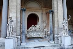 River Tiber deity statue at Vatican Museums