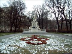 Statue of Wolfgang Amadeus Mozart in Vienna