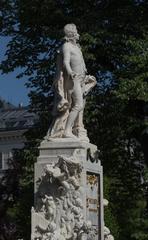 Mozart Monument in Burggarten, Vienna