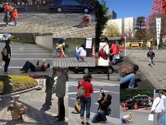 People photographing Tokyo Tower