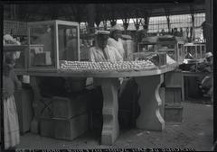 Old photograph of San Juan Market in Mexico City