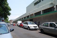 Facade of San Juan Market in Mexico City