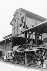 Vintage photograph of Mexico City's San Juan Market in 1953