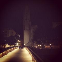 Església Sant Fèlix de Girona at night