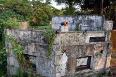 Fort Kochi relics with historical architecture and scenic background