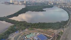 Las Piñas–Parañaque Critical Habitat and Ecotourism Area Aerial View