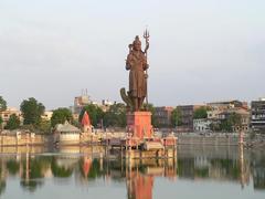 Skyline of Vadodara city with historic Laxmi Vilas Palace