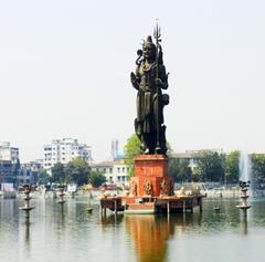 Shiva Statue at Sur Sagar Lake, Vadodara