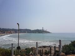 Kovalam beach scenic view