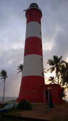 Close view of Vizhinjam Lighthouse in Trivandrum