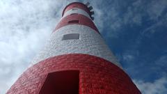 Kolavam lighthouse near Kolavam beach in Kerala