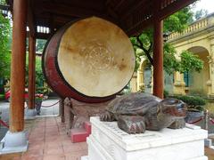 Drum donated for the 1000th anniversary of Thang Long-Hanoi at Kính Thiên Palace backyard