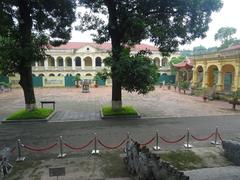 Backyard of Kính Thiên Palace in Citadel of Hanoi