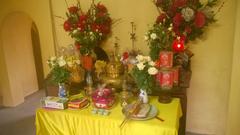 A Sacrifice altar at the Kinh Thien palace in 2014