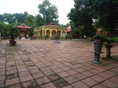 Backyard of Kính Thiên Palace in Hanoi Citadel