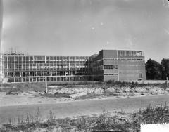 Construction of the Roman Catholic Lyceum on Beethovenstraat 1959