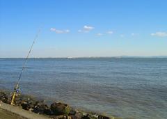 View of Barreiro from Cais das Colunas in Lisbon