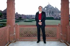 President Jair Bolsonaro visiting Akshardham Temple in New Delhi