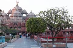 President Jair Bolsonaro visiting Akshardham Temple in New Delhi, India