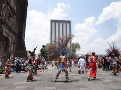 Dancers at Plaza de las Tres Culturas, Tlatelolco, Mexico City