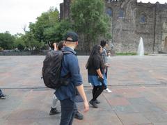 Participants of the 3rd WikiEducación Meeting at Plaza de las Tres Culturas in Tlatelolco