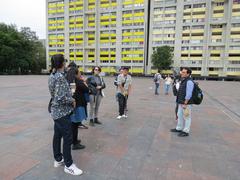 Participants of the 3rd WikiEducation Meeting at Plaza de las Tres Culturas in Tlatelolco