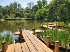 Eight Bridges design in the Missouri Botanical Gardens