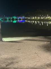 man-made beach at Vinhomes Grand Park’s Light Park