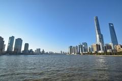 Huangpu River in Shanghai, 2016