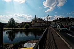 Périgueux Pont des Barris and Romanesque Cathédrale Saint-Front