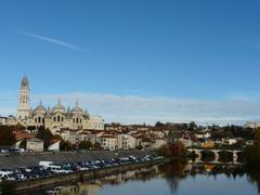 L'Isle and Barris Bridge from Saint-Georges Bridge, Périgueux