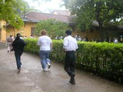 Ho Chi Minh's house on a rainy day in 2003