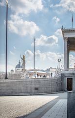 Austrian Parliament Building in Vienna