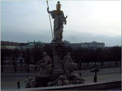 Austrian Parliament Building in Vienna on a clear day