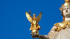 Pallas Athene sculpture at the Austrian Parliament