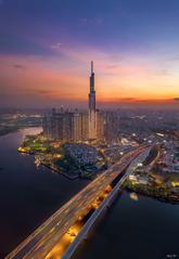 Landmark 81 skyscraper in Ho Chi Minh City, Vietnam