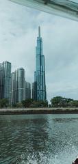 Landmark 81 view from the Saigon River