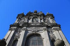 Exterior view of Igreja dos Clérigos in Porto