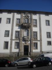 lateral façade of the Clérigos Church in Porto, Portugal