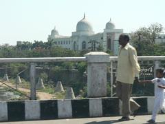 Salarjung Museum father and daughter morning walk