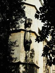 Santa Clara statue at Llotja de Palma southeast tower