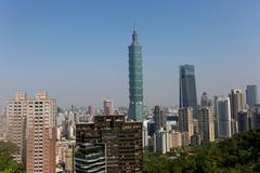 View of Taipei from Elephant Mountain