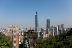 View of Taipei from Elephant Mountain