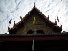 Wat Pan On temple and ancient chedi in Chiang Mai