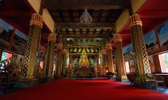 interior of Wat Phan On wihan in Chiang Mai