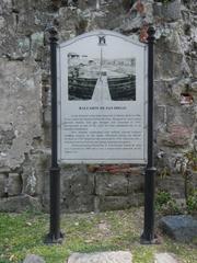 Baluarte de San Diego Gardens with historical stone fort and restored areas in Intramuros, Manila