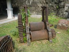 Baluarte de San Diego Gardens in Intramuros, Manila, showing historic stone fortifications and lush gardens