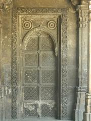 Rani no Hajiro stone carving resembling a door in Ahmedabad